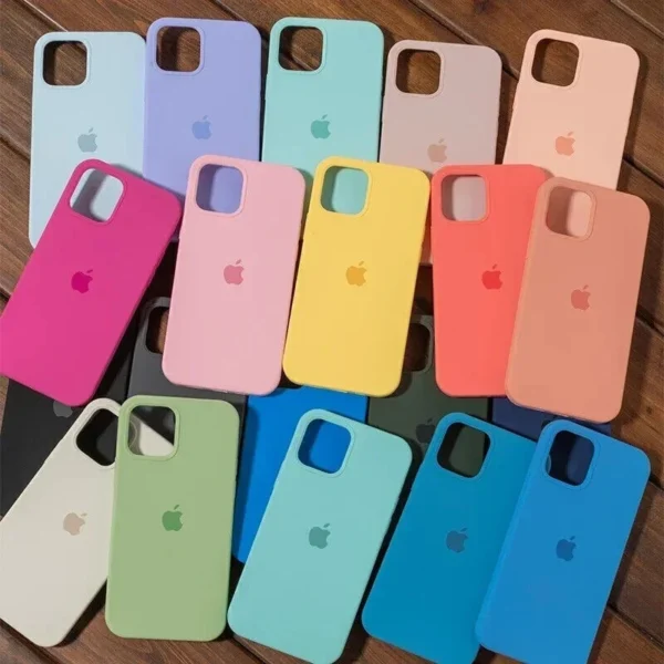 Capa iPhone Silicone Premium WLOGO 16 Pro Max