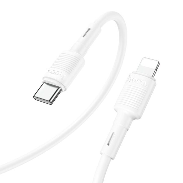 Cabo Hoco PD USB C para Lightning 2,4A 20W 1m X83 Branco