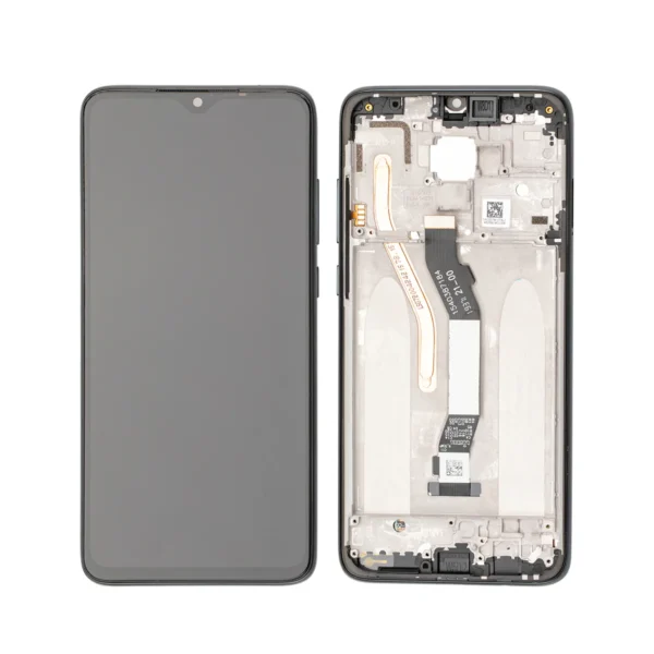 LCD  Xiaomi Redmi Note 8 Pro Preto (Com Frame) – OEM