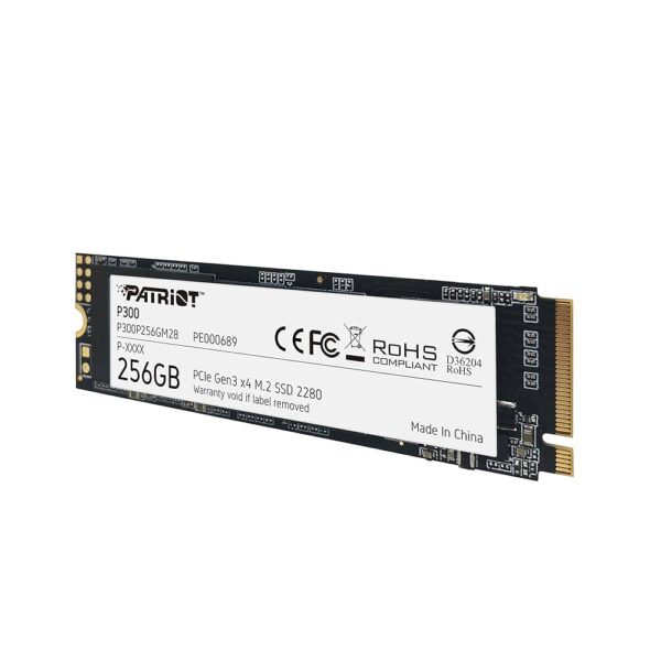 Patriot Memory P300P256GM28 disco SSD M.2 256 GB PCI Express NVMe