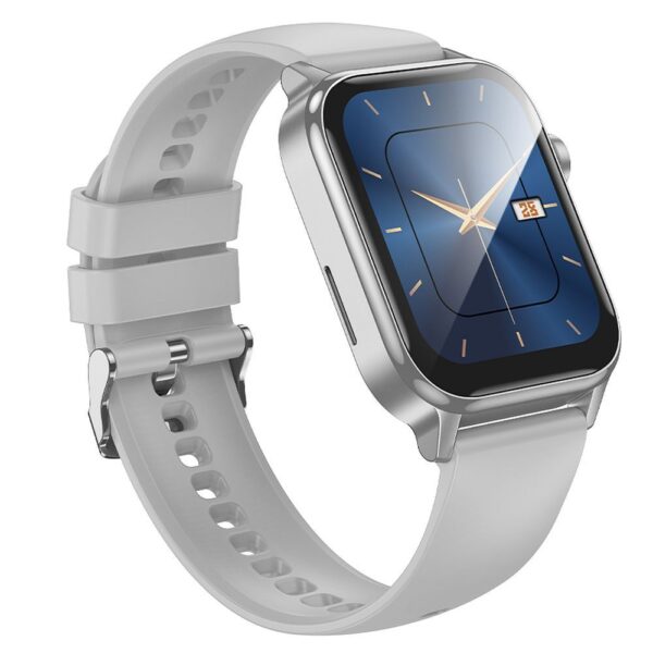 Smartwatch Hoco 1,81" TFT IPX4 GPS com função de conversação Y26 Prata